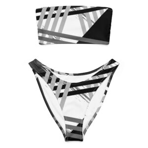 Recycled bandeau bikini